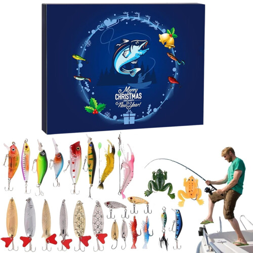 Calendrier de l'Avent de pêche avec leurres - 24 jours 2