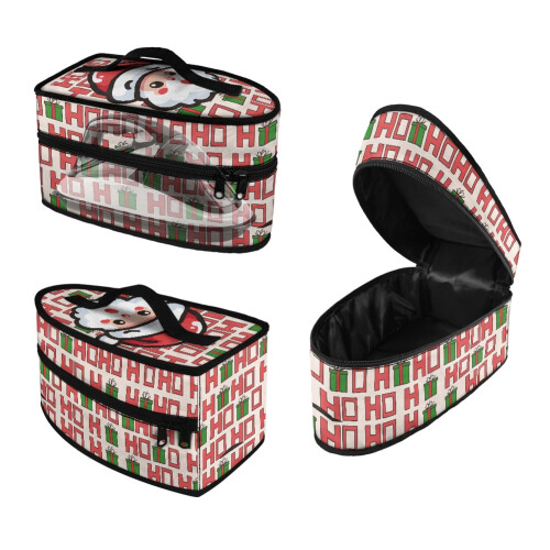 Polyester-Dampfgarer-Organizer-Tasche mit Weihnachtsmann-Motiv