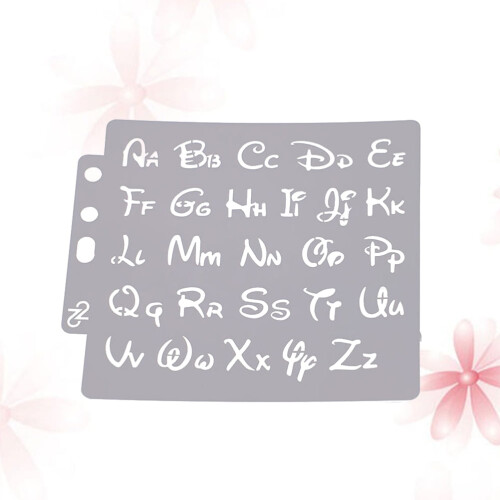 Set di stencil per calligrafia riutilizzabili