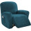 Housse de fauteuil inclinable en velours, housse extensible 4 pièces 1