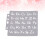 Calligraphy Stencil Art Template Reusable Set 3