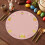 Napperon rond de table pour Pâques, idéal pour servir un repas festif. 4