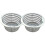 2-pack skimmerkorg för ovanmarks- och nedgrävda pooler, reservdelar, poolfilterkorg, vit 1