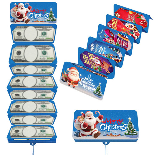Christmas Money Holders 10-Pocket Envelopes 5pcs
