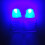 3x2x Φωτιστικά LED για τον αντίχειρα, στηρίγματα για τα δάχτυλα, φώτα κόλπα, μπλε 8