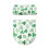 Toilettensitzdeckelbezug-Set aus Polyester mit Kleeblattmuster 5