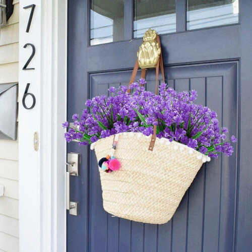 Πακέτο τεχνητών κίτρινων λουλουδιών Mortic, 6 τεμάχια, ανθεκτικό στην υπεριώδη 2