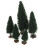 Miniature Scene Trees Green Plastic Iron Handmade 15pcs 1