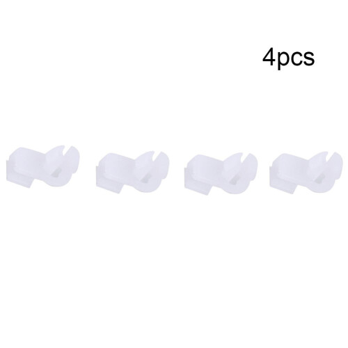 4x Autodeurslot bevestigingsclip wit