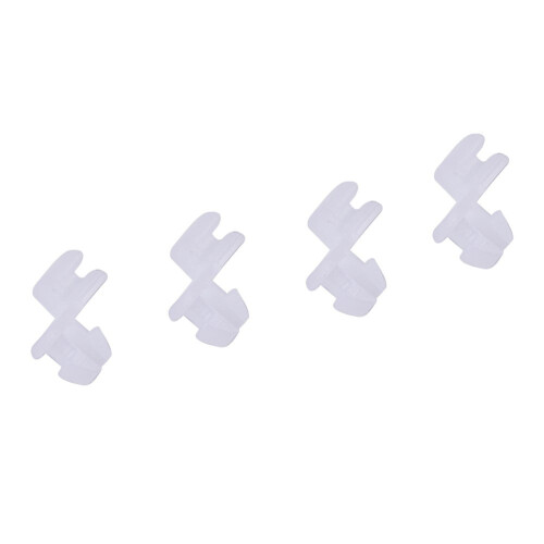 4x Autodeurslot bevestigingsclip wit 1