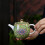Chinese Ceramic Gaiwan Tea Set with Enamel Painting 4