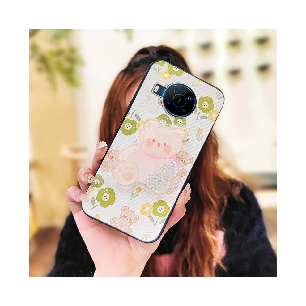 Nokia X100 Phone Case Â Silicone, Dirt-Resistant, Anti-Knock, Rotatable Stand, Lens Protection, Quicksand Glitter Back Cover 9482726310600
