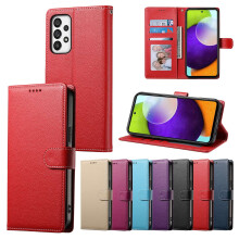 Leather Wallet Phone Case Compatible with Samsung Galaxy A73, A53, A33, A23, A13, A72, A52, A32, A22, A12, A71, A51, M13, M23