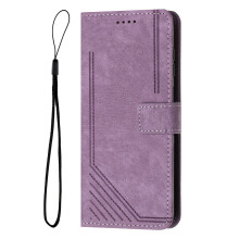 Leather Wallet Phone Case Compatible with Samsung Galaxy S25 Ultra, S25+, S24 Ultra, S24+, S24 FE – Card & Zipper Storage