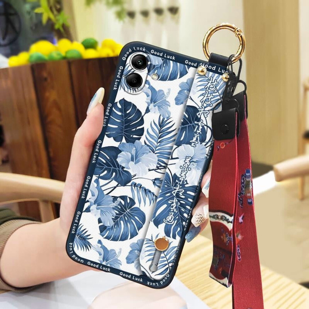 Phone Case For Samsung Galaxy A05/Sm-A055f Â Dirt-Resistant, Kickstand, Soft, Shockproof, Anti-Dust, Wristband, Chinese Style 9482726312031