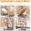 Multifunctional Kitchen Pot Lid Storage Rack with Removable Drip Tray – Compatible with Most Lids, Spoons & Tools 4