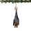 Gothic Bat Ornament Black 3.14 Inch 7