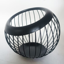 Food Storage Coffee Pod Holder - Large Capacity Metal Organizer for Coffee Bar Accessories for Countertops and Pod Storage Solutions