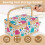 Sewing Basket with Removable Tray and Interior Pocket 3