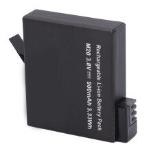 Wiederaufladbares Li-Ion-Akkupack für M20 Action-Kamera 3,8V 900mAh