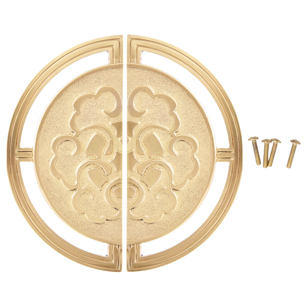 Decorative Brass Cabinet Hardware With Cultural Flair, Simple And Beautiful Design Featuring Handmade Craftsmanship, Antique Pull Knobs With High 9489952202723