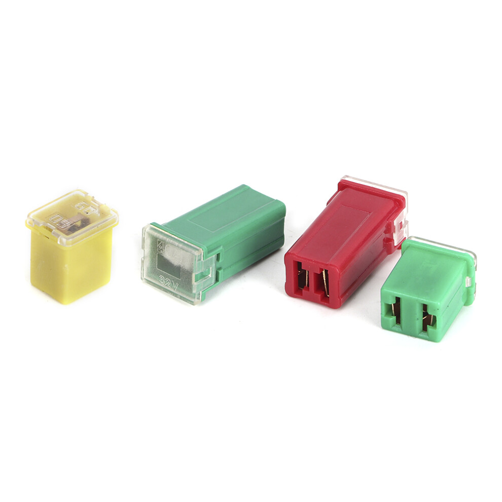 Vehicle Fuse Kit 20Pcs Rectangle 20A-60A For Japan Us Cars Reliable And Safe 5061392400910