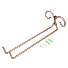 Retro Style Wine Glass Holder Wall Mounted Design Stainless Steel Construction Under Cabinet Rack Easy Install Wide Mouth Opening Sturdy Steel