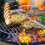 Grillkroge i rustfrit stål med træhåndtag 4