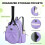Tennis Backpack Waterproof Oxford 14L with 2 Racket 4