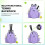 Tennis Backpack Waterproof Oxford 14L with 2 Racket 5