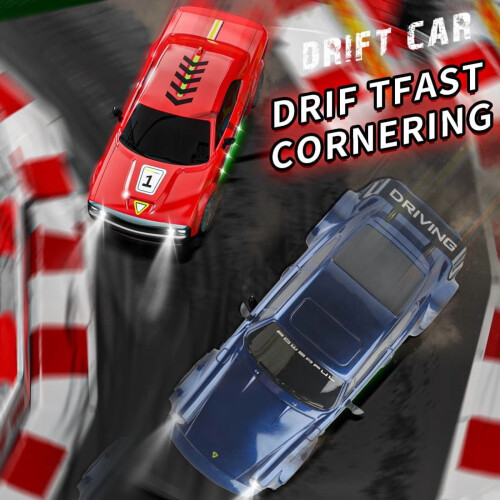 RC Drift Car 1:20 Scale 4WD with LED Lights and 1
