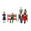 50 Seated Standing Model People Passanger Figures+6 Bench Train Railway Layout 3