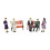 50 Seated Standing Model People Passanger Figures+6 Bench Train Railway Layout 7