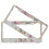 Watercolor Bunny Spring License Plate Frames Aluminum 2 pcs 2