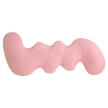 Ergonomic Body Pillow for Women, Long Hugging Pillow for Side Sleepers, Cloud Shaped Leg Pillow for Bed & Sofa Pink