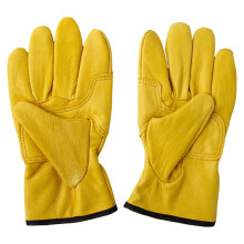 Men's Warm Insulated Leather Work Gloves 1 Pair