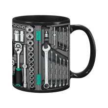 Funny Mechanic Mug, 11 oz Ceramic Toolbox Coffee Cup – Cool Gift for Men, Dad, Husband, Grandpa, Handyman & Mechanics – Compatible with Daily Use