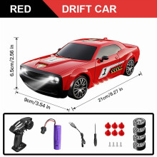 RC Drift Car 1:20 Scale 4WD with LED Lights and