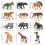 Mini Prehistoric Mammal Toy Set 12pcs 3
