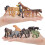 Mini Prehistoric Mammal Toy Set 12pcs 7