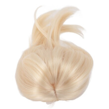Cream Blonde Doll Wig 18.5-21cm Short Straight Synthetic