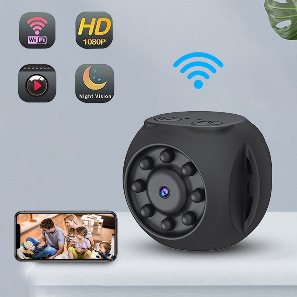 1080P Mini Camera Infrared Night Vision, 90 View, 2H Video 4911389961058