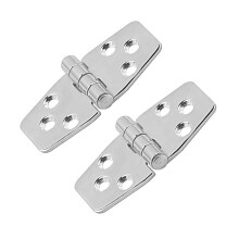 2Pcs Silver Stainless Steel Concealed Door Hinges Heavy Duty with Easy Install