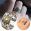 Five Emperors Copper Coin Ring Gold Korean Style 3
