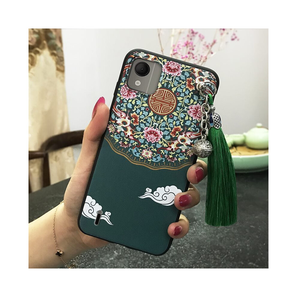 Waterproof Tpu Phone Case For Nokia C110 4G – Anti-Knock, Dust-Resistant, Shockproof, Chinese Style With Tassel 9193271197096