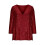 Camicetta da donna con scollo a V e paillettes, maniche a 3/4 e spacchi laterali 6
