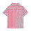 Blusas infantis de algodão e linho, listras verticais e camisas clássicas com lapela. 4