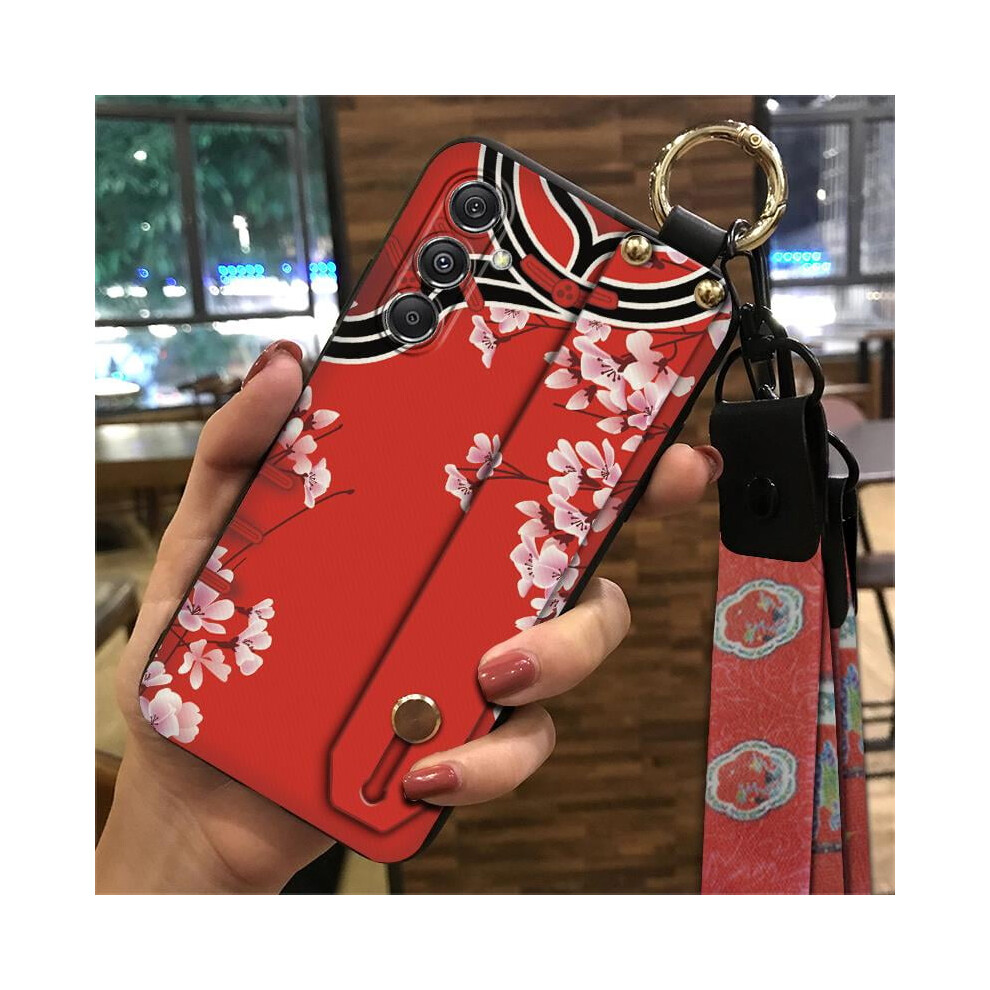 Phone Case For Samsung Galaxy A35 5G Global: Shockproof, Waterproof, Silicone, Wrist Strap Ring, Chinese Style, Dirt-Resistant 9193271198796
