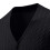 Ανδρικό Μονόχρωμο Πλεκτό Ζακέτα με V-Neck, Σχέδιο Ζακάρ, Μακρυμάνικο Πουλόβερ, 5
