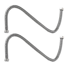 2Pcs Special Water Heater Hose Stainless Steel Corrugated Easy Bend High Temperature